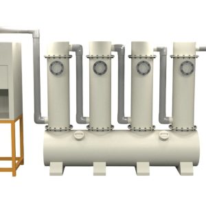 PP-FRP Fume Hood with Scrubber